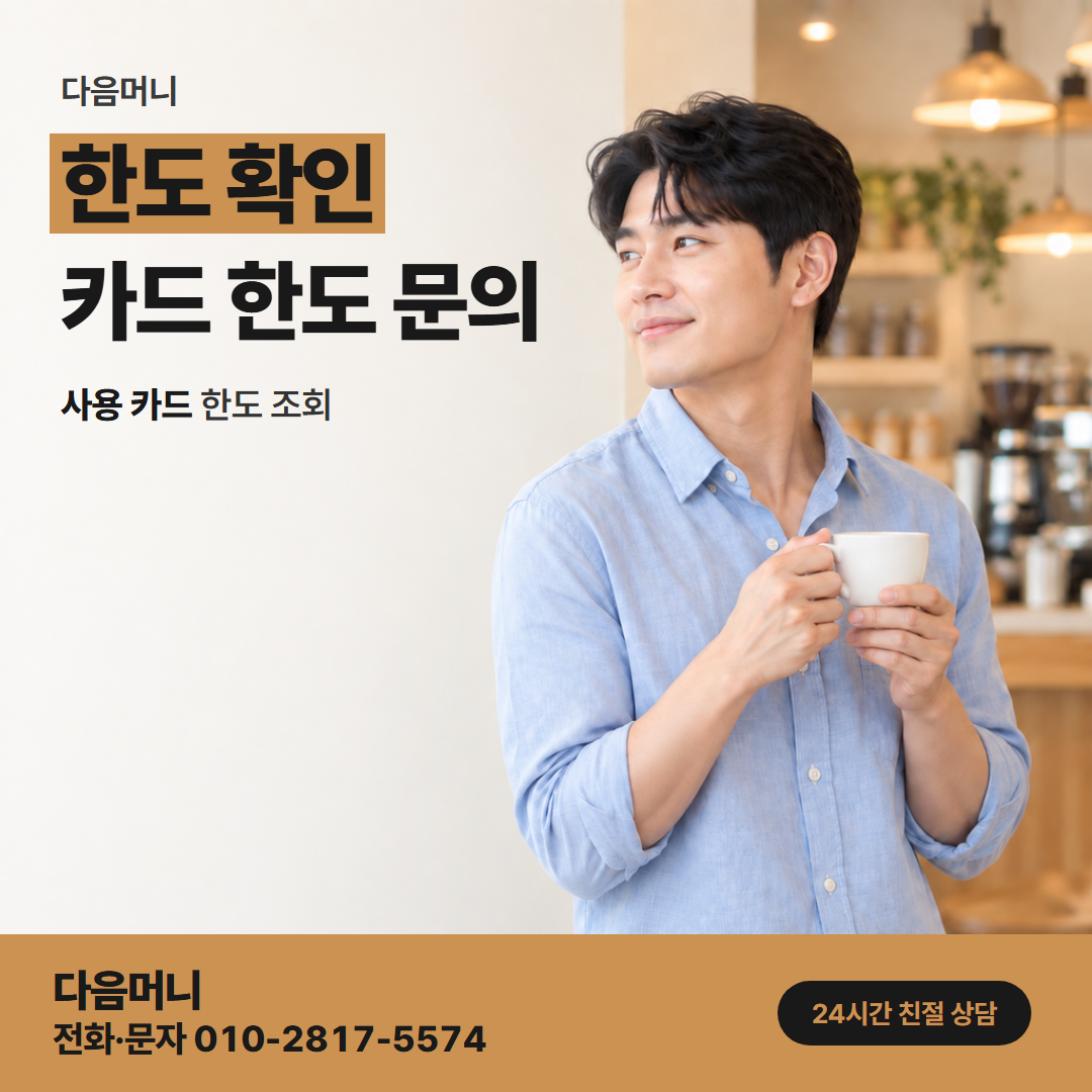 다음머니 카드깡할부대출 할부로 결제해도 한 번에 빠지는 남은 한도